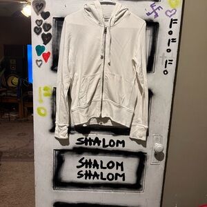 GAP Off-White Zip-Up Hoodie